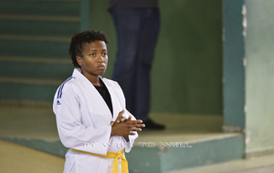 Notre ju jitsuka Claudia stressée